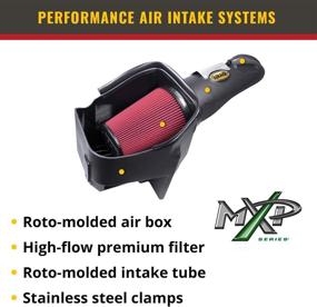 img 2 attached to 🚗 Airaid Cold Air Intake System for 2005-2009 FORD Mustang GT - Increased Horsepower, Superior Filtration | AIR-450-172