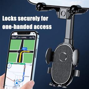 img 2 attached to 360°Rotatable And Retractable Car Phone Holder