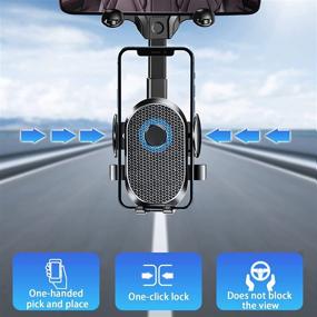 img 1 attached to 360°Rotatable And Retractable Car Phone Holder