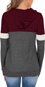 img 1 attached to Rosemia Women'S Long Sleeve Sweatshirt With Graphic Print, Pockets, And Loose Fit - Casual Blouse Top For Everyday Wear