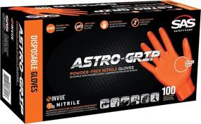 img 1 attached to SAS Safety 66574 Astro Grip Powder Free