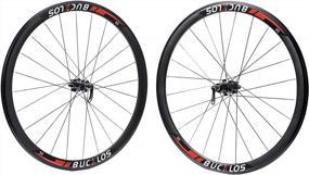 img 4 attached to Upgrade Your Road Bike With BUCKLOS Carbon Hub Wheelset For Disc/Rim Brake, 700C Clincher, 20Mm Width And 40Mm Height, Quick Release, 8-11 Speed, 24H Spokes (Front+Rear)