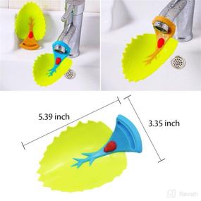 img 3 attached to 4 Pack Leaf Design Faucet Extender and Bath Spout Cover - Safe Hand Washing Solution for Toddlers and Babies