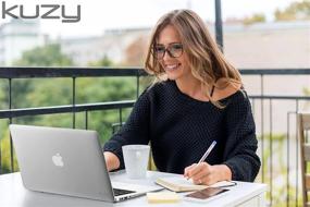 img 3 attached to Protect Your MacBook Air 11 With Kuzy Soft Touch Hardshell Cover - White