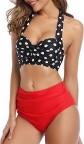 img 1 attached to 👙 Women's Vintage Swimsuit - Tempt Me Brand at Swimsuits & Cover Ups Boutique