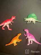 img 1 attached to 78Pcs Glow In The Dark Dinosaur Toys Set For Kids Toddler Goody Bag Stuffers, Mini Plastic Realistic Dinosaur Figures Party Favors Supplies review by Michael Keegan