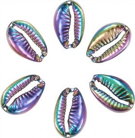 img 4 attached to Get Creative With DanLingJewelry'S Colorful Spiral Shell Beads - Perfect For DIY Jewelry Making And Beach Accessories!