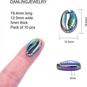 img 3 attached to Get Creative With DanLingJewelry'S Colorful Spiral Shell Beads - Perfect For DIY Jewelry Making And Beach Accessories!