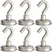 strong and versatile greatmag magnetic hooks - perfect for organizing your space - pack of 6 logo