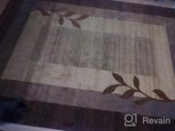 img 1 attached to Stylish And Versatile: Home Dynamix Royalty Clover Modern Area Rug In Brown Multi - 7'8"X10'4" Rectangle review by Heather Armstrong