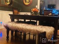 img 1 attached to Experience Comfort And Luxury With ITSOFT Premium Soft Faux Fur Area Rug - Perfect For Bedroom, Living Room And More! review by Brian Young