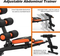 bigzzia abdominal trainer: your ultimate fitness crunch machine with core & abs rocket exercise chair, level-adjustable bench, and foam roller handles for effective workout training logo
