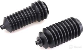 img 2 attached to Pair of Black Steering Rack Boots for Polaris Ranger RZR 400 500 570 700 800 900 1000 (5412012 & 5412013) - MallOfUSA