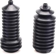 pair of black steering rack boots for polaris ranger rzr 400 500 570 700 800 900 1000 (5412012 & 5412013) - mallofusa logo