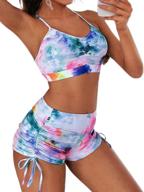 floerns womens sleeveless drawstring swimsuit women's clothing in swimsuits & cover ups logo