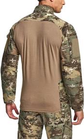 img 1 attached to CQR Men'S Tactical Combat Shirt - Camo Military Style Long Sleeve EDC Top