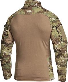 img 3 attached to CQR Men'S Tactical Combat Shirt - Camo Military Style Long Sleeve EDC Top