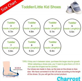 img 1 attached to Baby First-Walking Shoes 1-4 Years Kid Shoes Trainers Toddler Infant Boys Girls Soft Sole Non Slip Cotton Canvas Mesh Breathable Lightweight TPR Material Slip-On Sneakers Outdoor
