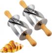 get perfect croissant shapes with vinbee's 2 pack croissant cutter roller - the ultimate baking must-have logo