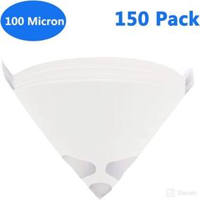 img 4 attached to 🎨 Terberl 150 Pack: Fine Nylon Mesh Paint Strainers - 100 Micron Paint Filter for Automotive, Spray Guns, Arts & Crafts, Hobby & Painting Projects