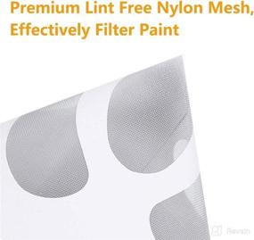 img 2 attached to 🎨 Terberl 150 Pack: Fine Nylon Mesh Paint Strainers - 100 Micron Paint Filter for Automotive, Spray Guns, Arts & Crafts, Hobby & Painting Projects