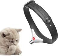 🐱 enhance your cat's playtime with our amusing cat collar: wearable red light toy with 3 beam modes, micro-usb charging & electronic training collars logo