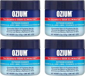 img 4 attached to 🌬️ 4.5 Oz. 4 Pack Ozium Odor Eliminating Gel - Ideal for Homes, Cars, Offices, and More, Outdoor Essence Scent - Bulk Pack of 4