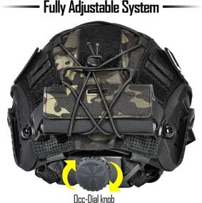 img 3 attached to ACTIONUNION Airsoft Fast Helmet Pro Set: Tactical Paintball Protection For PJ Type Helmets