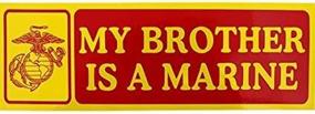 img 3 attached to My Brother Marine Bumper Sticker