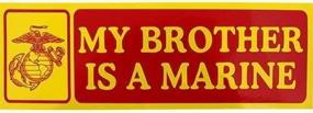 img 2 attached to My Brother Marine Bumper Sticker