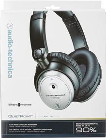 img 1 attached to Audio-Technica ANC7b-SViS QuietPoint Noise-Cancelling Headphones with In-Line Mic and Control