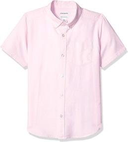 img 3 attached to 👕 High-Quality Boys' Clothing: Amazon Essentials Short Sleeve Oxford Uniform Shirts