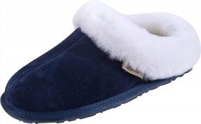 img 4 attached to Women'S Sheepskin Slippers: SLPR Pinecrest For Comfort And Style