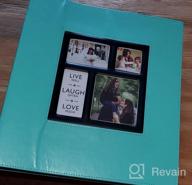img 1 attached to 600 Pockets Photo Album: Ywlake 4X6 Extra Large Capacity Family Wedding Picture Albums, Holds 600 Horizontal & Vertical Photos - Black review by Joe Bailey