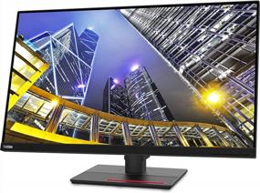img 2 attached to Lenovo Topseller Monitors T32P - Ultra HD 4K, Anti-Glare Screen, LED Display