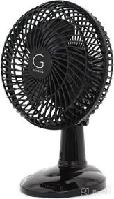 img 3 attached to 🌬️ Genesis 6-Inch Clip Convertible Table-Top & Clip Fan: Two Quiet Speeds for Home, Office, Dorm, and More - Black (A1CLIPFANBLACK)