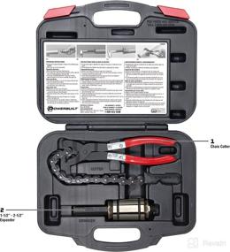 img 2 attached to 🔧 Powerbuilt Exhaust Tool Kit - 648634: Replace, Repair & Enhance Vehicle Exhaust Pipes with Chain Cutter, Expander - 2 Piece Set