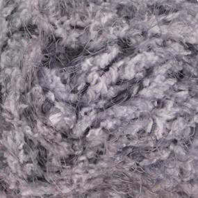 img 2 attached to Chunky Smoke Grey Baby Bear Yarn - 100G/Skein - Furry Polyester - Set Of 2 Skeins By JubileeYarn