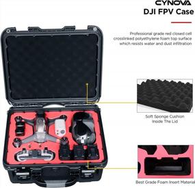 img 1 attached to CYNOVA DJI FPV Case, Waterproof Professional Carrying Hard Case With Full Protection For FPV DJI Drone Compatible With DJI FPV Accessories / DJI FPV Goggles V2 / DJI FPV Remote Controller 2 / RC-N1 Remote / Fly More Kit
