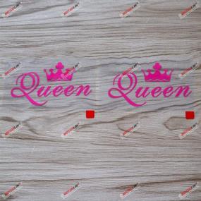 img 4 attached to Queen Crown Decal Sticker Vinyl Exterior Accessories