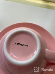Coffeezone Americano Coffee Cup and Saucer Latte Art