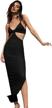 soly hux backless spaghetti knitted women's clothing at dresses logo