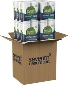 img 3 attached to 🌿 Seventh Generation Paper Towels: 100% Recycled, 2-ply, 2-Count (Pack of 12) - Eco-Friendly Household Solution