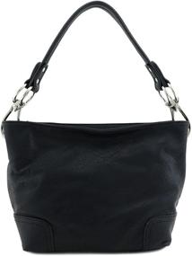 img 3 attached to Stylish & Compact: Black Women's Handbags & Wallets with Shoulder Hardware by Hobo Bags