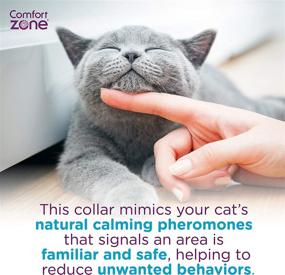 img 3 attached to 🐱 Comfort Zone Cat Calming Pheromone Collar: De-Stress Your Cat, Promote Safety, Happiness, Reduce Unwanted Behaviors