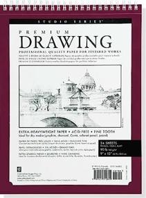 img 1 attached to 📚 Peter Pauper Press Large Premium Drawing Pad 9" X 12" - The Ultimate Sketchbook for Studio Artists (Hardcover)