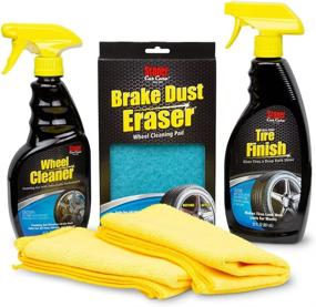 img 4 attached to 🚗 Stoner Car Care 99057 Wheel and Tire 5-Piece Kit: Ultimate Wheel Cleaner, Brake Dust Eraser Pad, More Shine Tire Finish & Microfibers for Optimal Tire Restoration and Color Enhancement