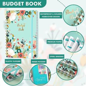 img 2 attached to Budget Planner - Budget Book, 12 Month Financial Organizer, Expense Tracker, Undated Finance Planner & Bill Organizer, 8.3" X 6.2" Monthly Budget Book, Account Book, Start Anytime, Inner Pocket, Stickers