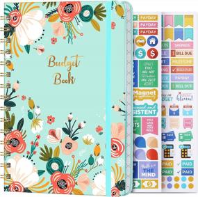 img 4 attached to Budget Planner - Budget Book, 12 Month Financial Organizer, Expense Tracker, Undated Finance Planner & Bill Organizer, 8.3" X 6.2" Monthly Budget Book, Account Book, Start Anytime, Inner Pocket, Stickers