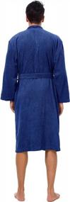 img 3 attached to SIORO Bathrobe Kimono Cotton Housecoat Men's Clothing and Sleep & Lounge